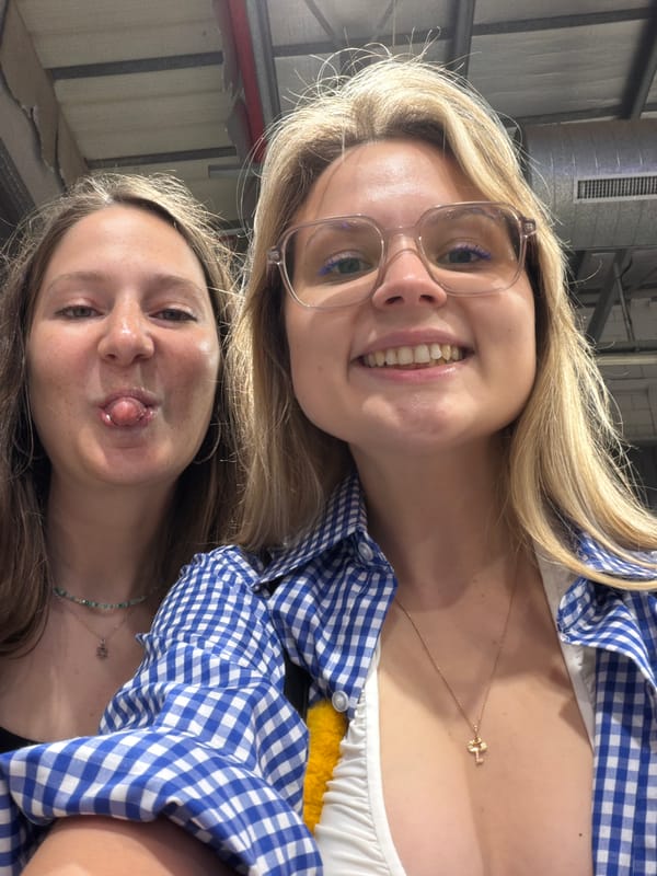 Woman shops and takes selfies in Bat Yam store