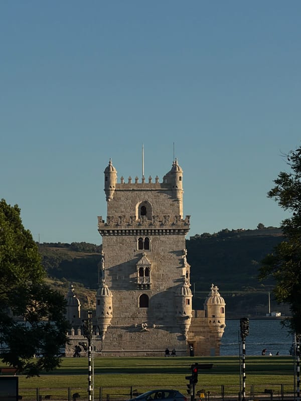 Belém Tower in afternoon sun, Lisbon