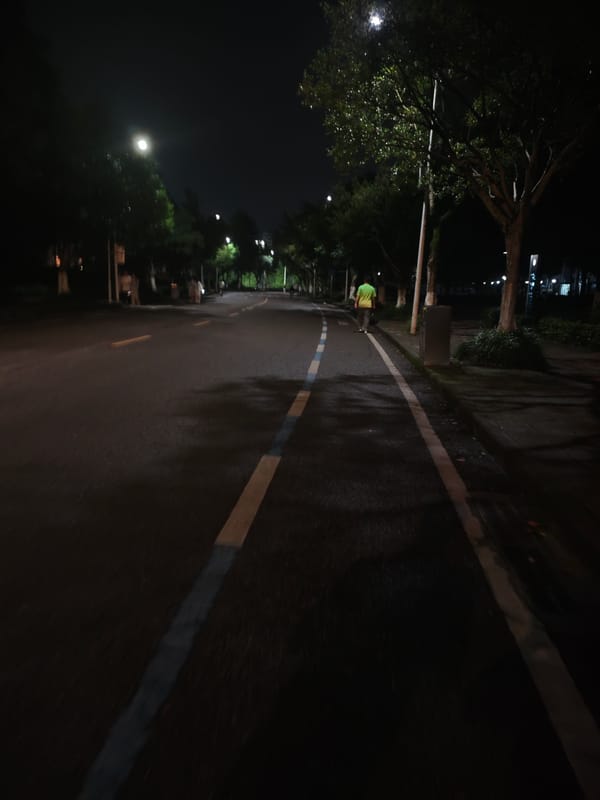 Night walk documented through Chongqing High-tech Zone streets