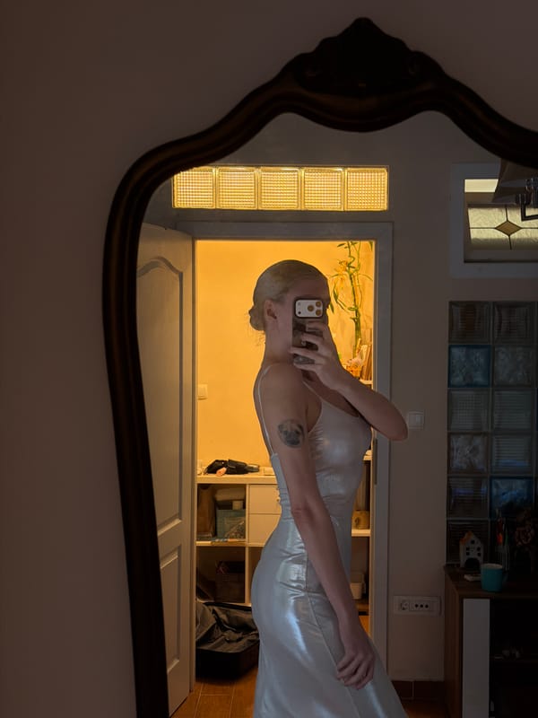 Mirror selfies captured indoors in Petrovac na Moru