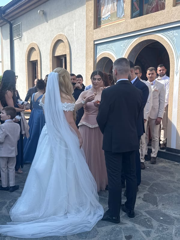Wedding ceremony observed in Blagoevgrad, Bulgaria