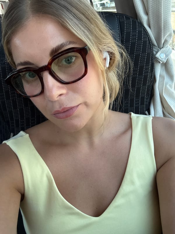 Riding a Paris bus on a quiet July afternoon