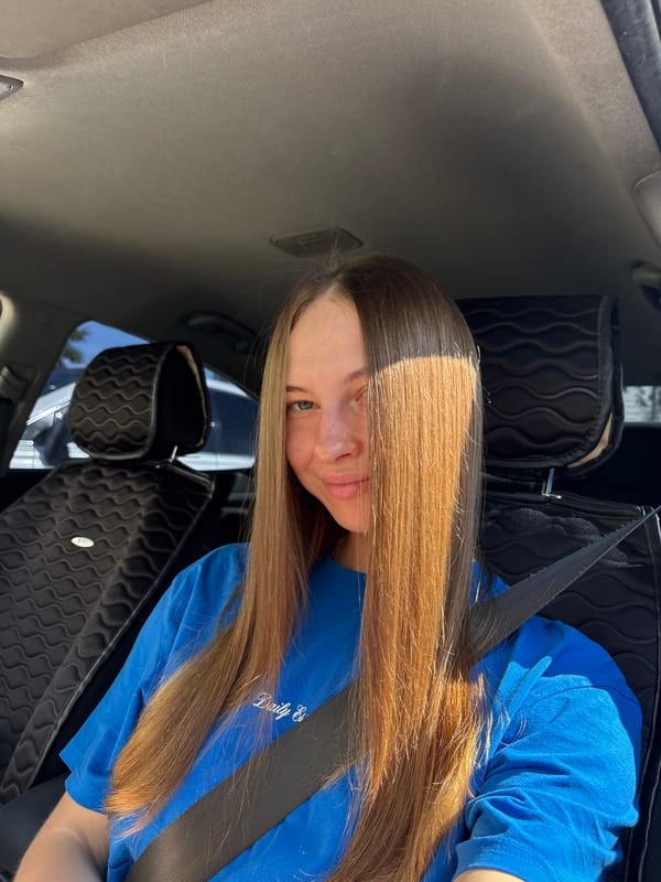 Car selfies and gym shots from a morning in Perm