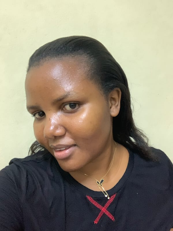 Woman poses for photo session in Dar es Salaam