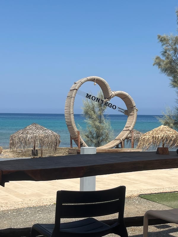 Montego beach bar in Protaras, Cyprus