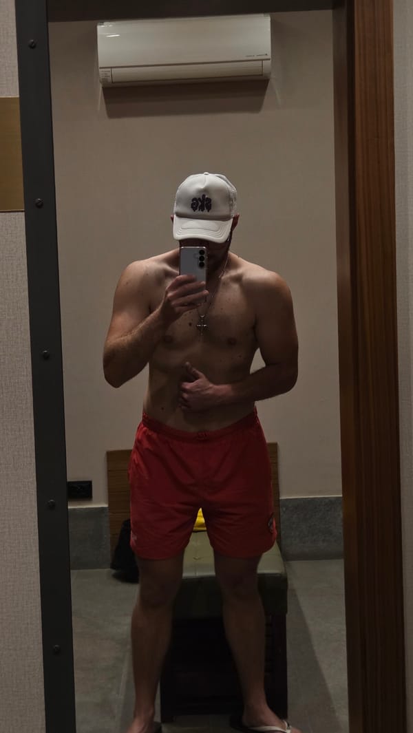 Mirror selfie in fitting room, Bania Bulgaria