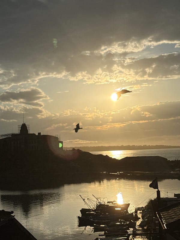 Golden hour sunset documented across Sozopol, Bulgaria coastal areas