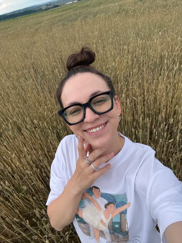 Midsummer moments in a golden wheat field, Lukintsy