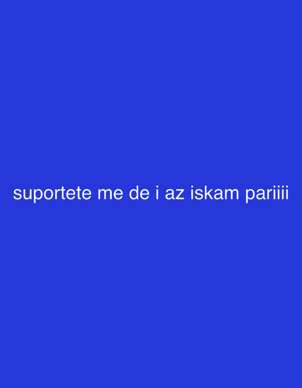 Digital messages requesting money posted in Veliko Tarnovo, Bulgaria