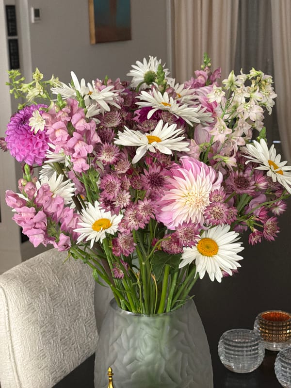 Multiple flower bouquets photographed up close in Moscow