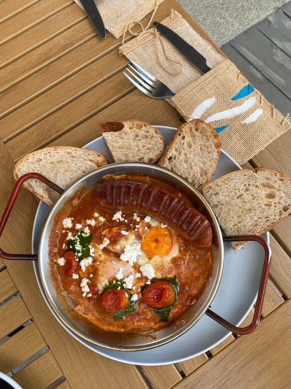 Morning breakfast documentation captured in Choeng Thale, Thailand restaurant