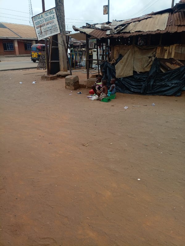 Street scene documented in New Haven Okpoko, Nigeria
