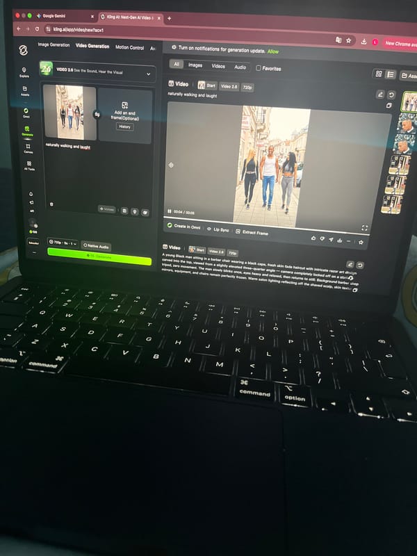 Mixed personal moments: AI software, poolside relaxation, soccer jersey