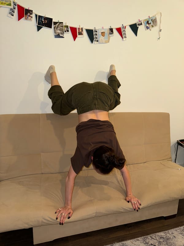 Moscow resident enjoys vinyl listening session at home