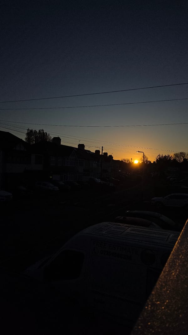 Dawn portraits and street scenes captured in London