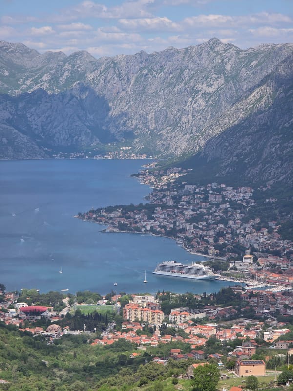 Aerial survey documents Kotor Bay from multiple Montenegro vantage points