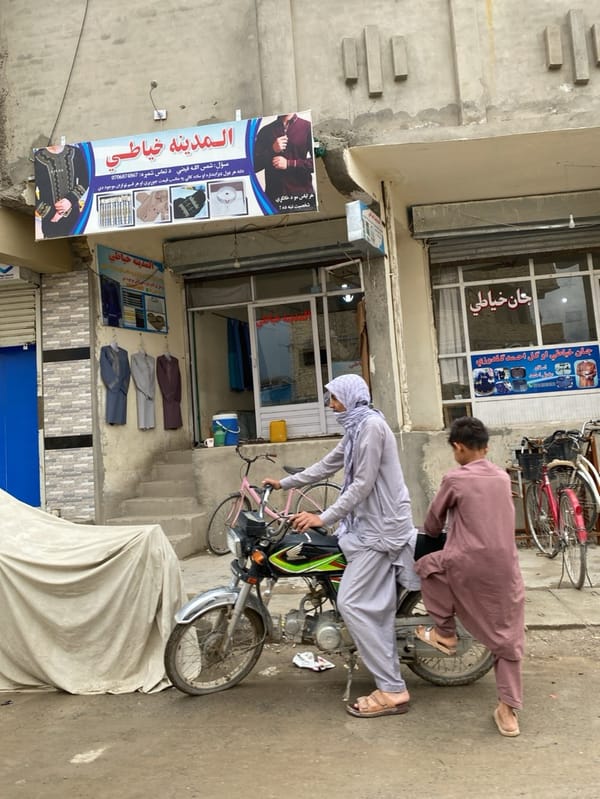 Street scene captures daily life in Kandahar, Afghanistan