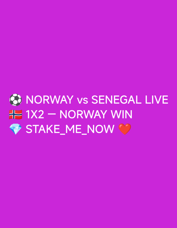Norway edges Senegal 1-0 in a closely followed live match
