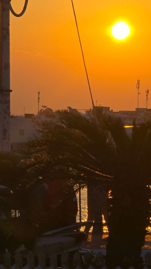 Sunset scenes capture daily life along Nha Trang coastline