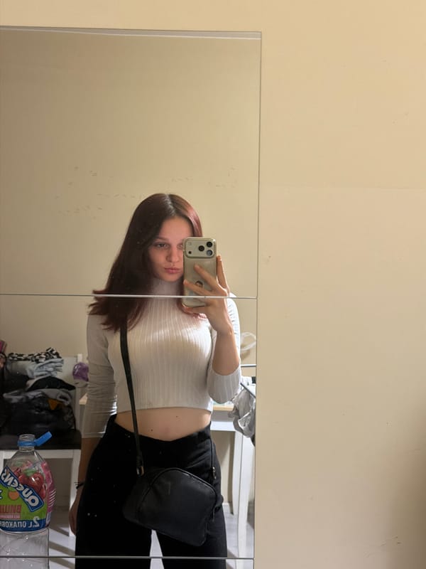 Everyday mirror selfies around Sofia on a July afternoon