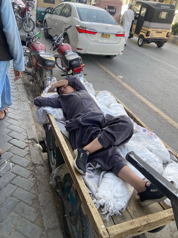 Daily street life documented in Quetta marketplace