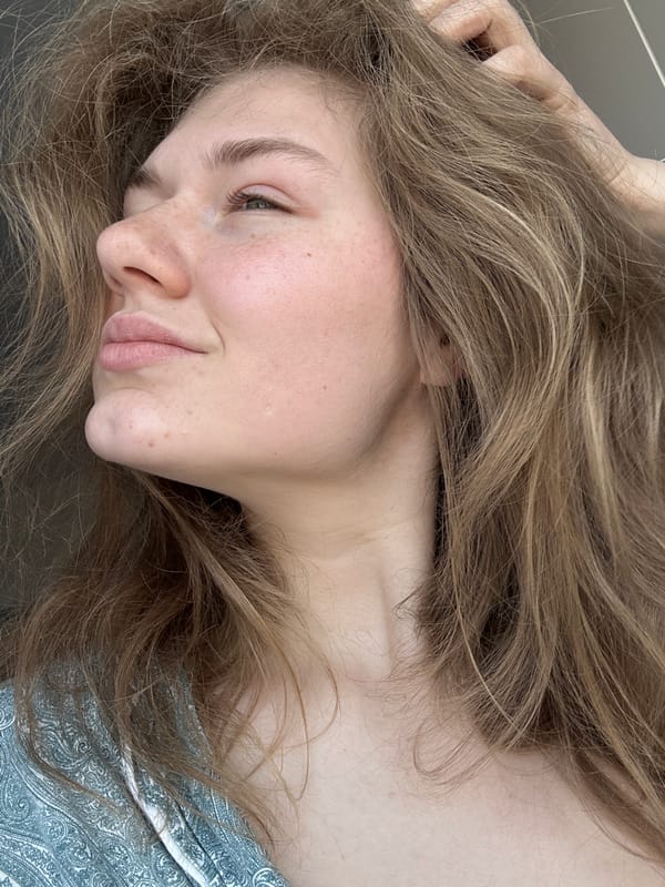 Woman observed resting in Kazan, Russia early morning