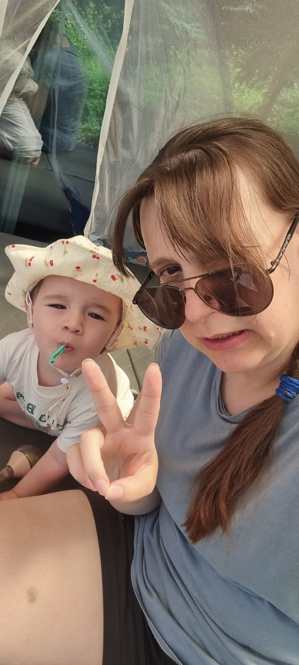 Family documents quiet morning moments with baby in rural Korea