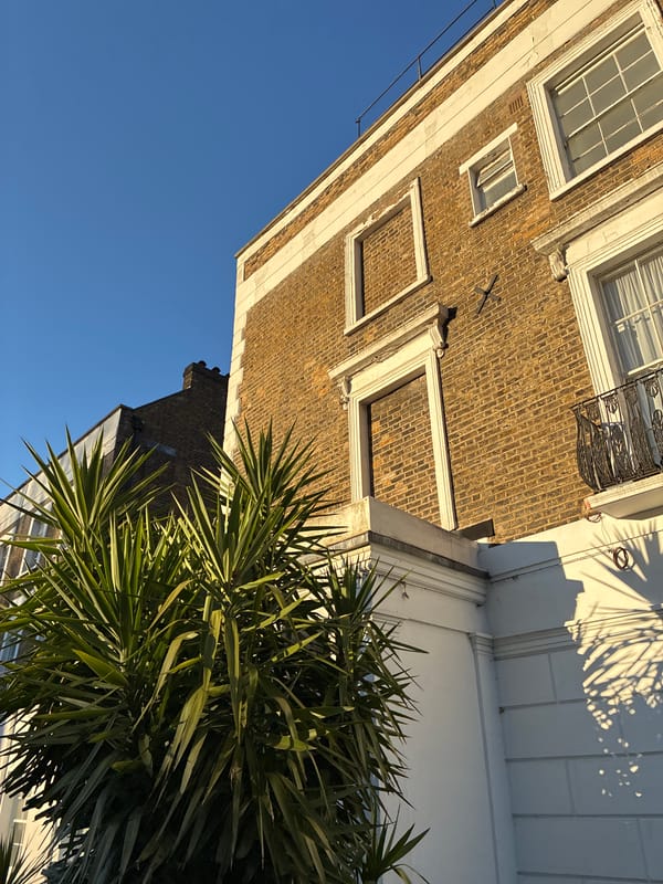 London resident documents Georgiana Street architecture and street life