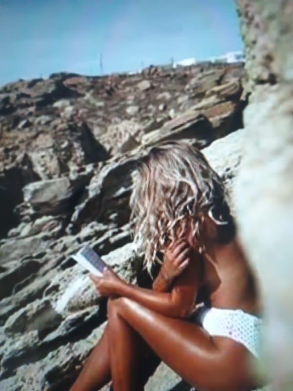 Woman photographed in various beach settings in Kroměříž