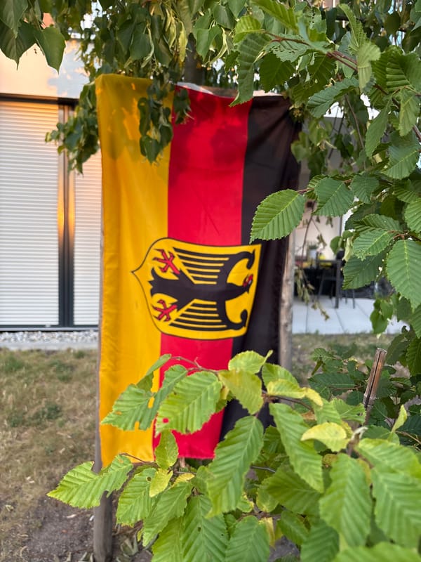 Summer grilling in rural Bönnigheim with cold beers alongside