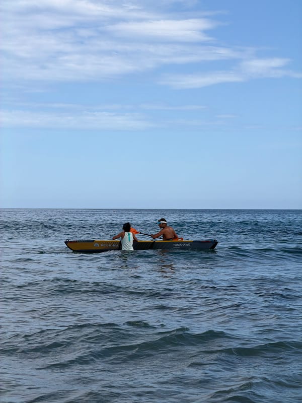 Kayaking session off Tortolì coast with rocky shores