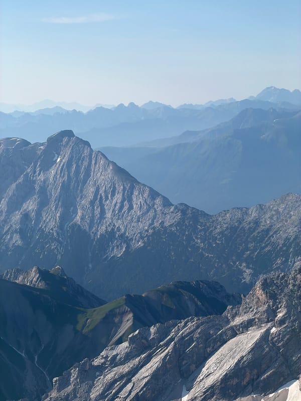 Morning on the Zugspitze: Alpine panoramas, coffee, and rocky ridgelines