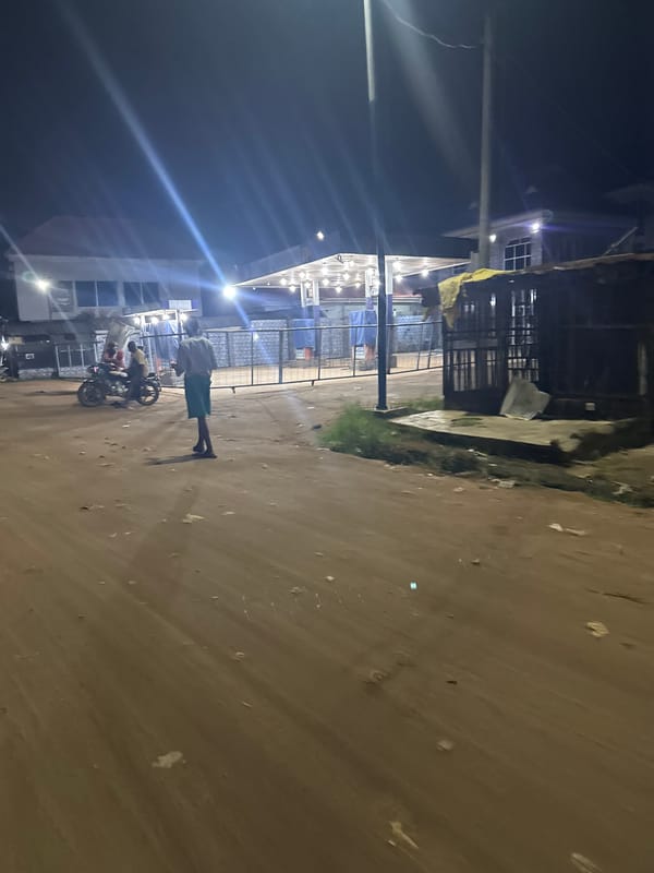 Evening street life documented in Nigerian communities