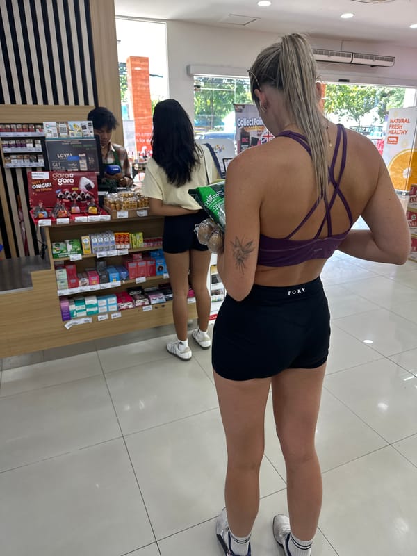 Morning eats and market browsing in North Kuta, Bali