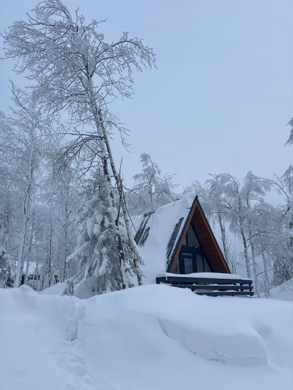 Heavy snow blankets Gubakha Ski Resort, Russia