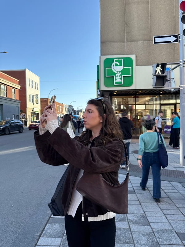 Evening street life documented in downtown Montreal