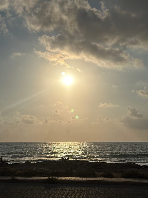 Afternoon drive and coastal scenes around Nahariyya, Israel