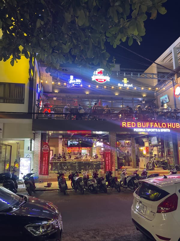 Daily life scenes captured around Nha Trang restaurant district