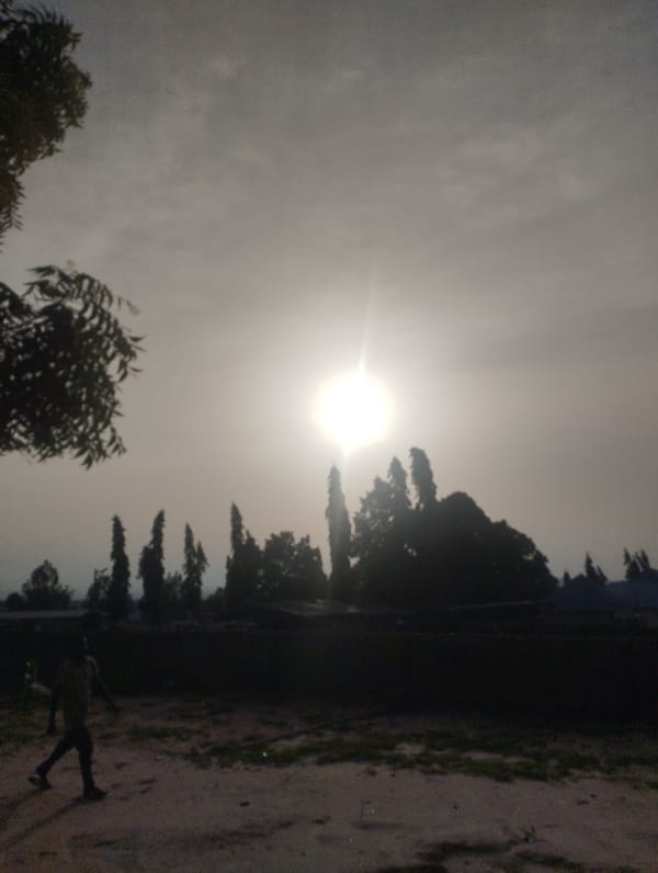Dawn scenes captured across Gombe, Nigeria streets and buildings