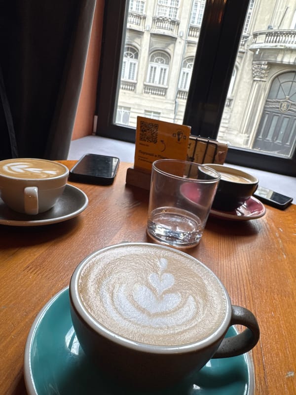 Brunch meal observed at Varna cafe Sunday afternoon