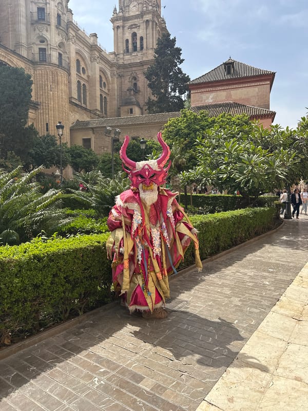 Realistic portrait mural spotted on Málaga wall