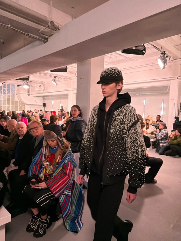 Fashion show featuring diverse garments held in London venue