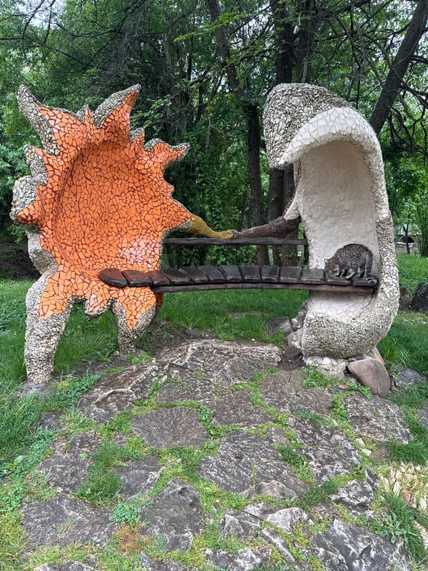 Art installations and natural landmarks documented in Lukovit, Bulgaria
