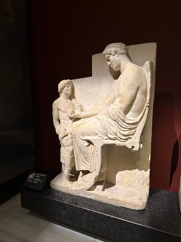 Archaeological museum visit captures ancient artifacts and Istanbul street life