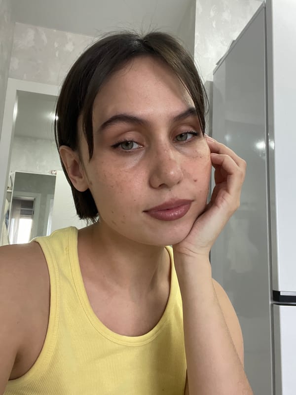 Early morning selfies captured in Izhevsk apartment setting