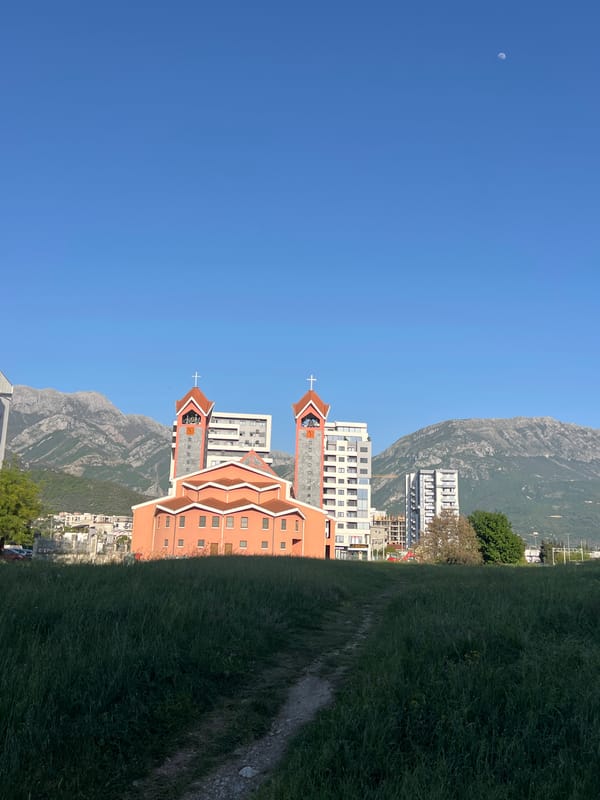 Orthodox cathedral photographed in Bar, Montenegro