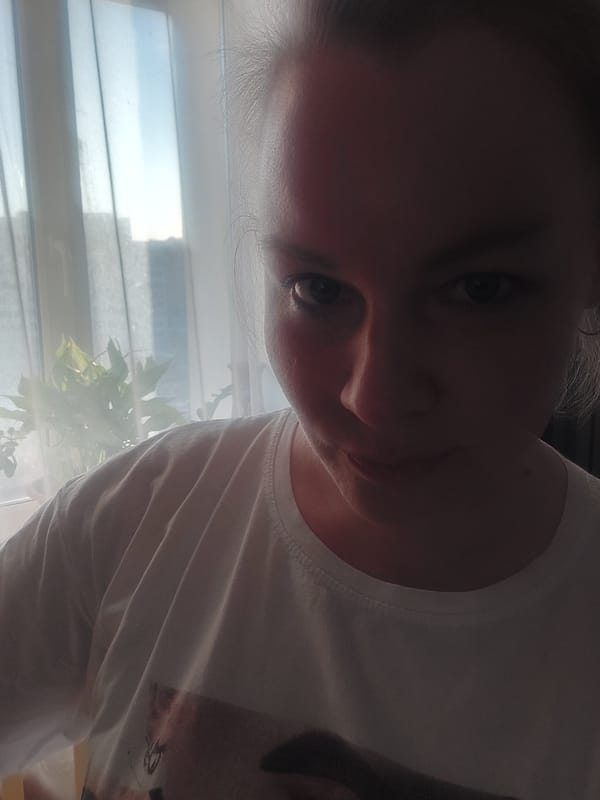Young woman takes selfies with baby in Chaikovsky, Russia