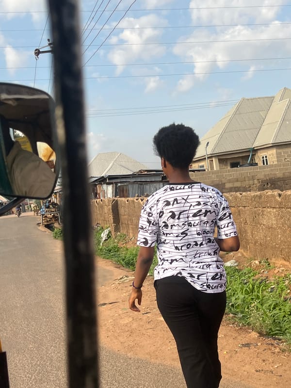 Morning street life documented in Barakin Akawo, Nigeria
