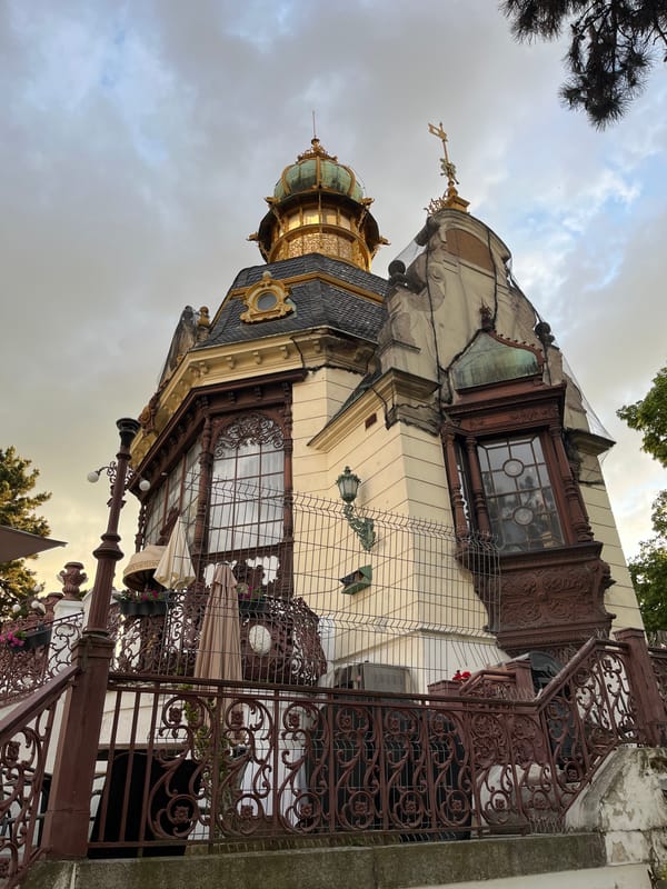 European riverside architecture documented in evening light June 2026