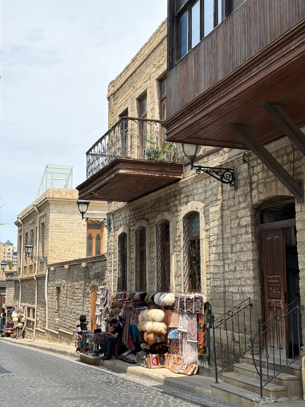 Morning stroll through Baku's Old City streets and alleys
